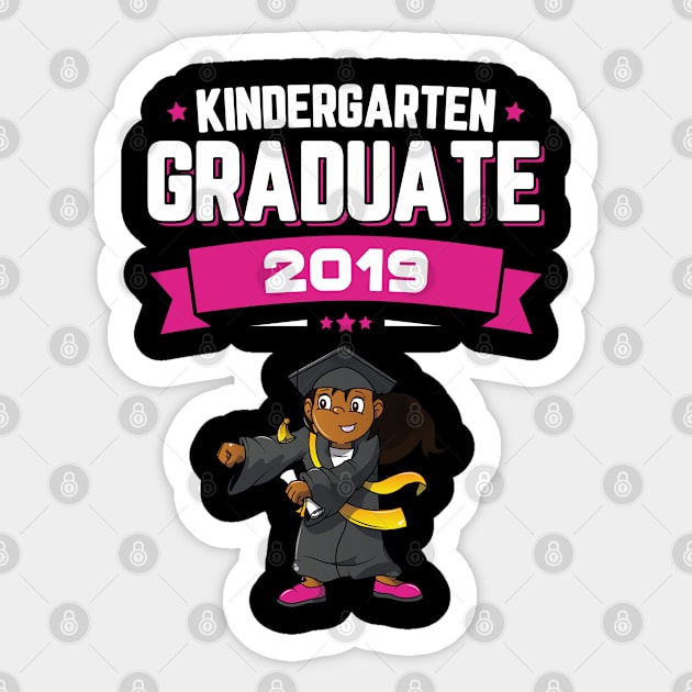 Flossing Kindergarten Graduate Class Of 2019 Girls Sticker by trendingoriginals